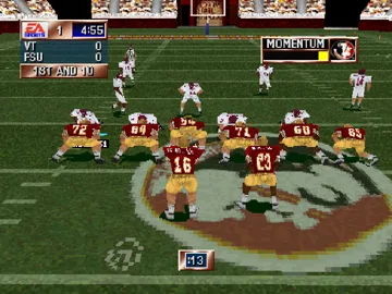 NCAA Football 2001 (US) screen shot game playing